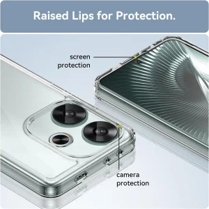 کاور اسپارتان مدل Airbag Space Strap مناسب برای گوشی موبایل شیائومی Poco F6 / Redmi Turbo 3 به همراه بندآویز