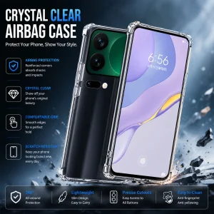 کاور اسپارتان مدل Airbag مناسب برای گوشی موبایل شیائومی 17 Pro Max