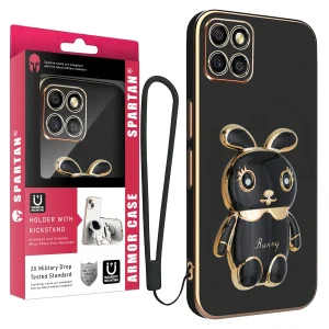 کاور اسپارتان مدل Bunny Strap مناسب برای گوشی موبایل آنر Honor X9B به همراه بند