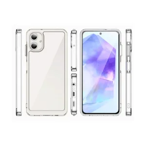کاور اسپارتان مدل Airbag Space Strap مناسب برای گوشی موبایل سامسونگ Galaxy A06 به همراه بند آویز
