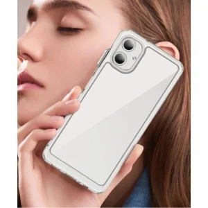 کاور اسپارتان مدل Airbag Space Strap مناسب برای گوشی موبایل سامسونگ Galaxy A06 به همراه بند آویز