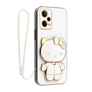 کاور اسپارتان مدل Kitty مناسب برای گوشی موبایل شیائومی Redmi Note 12 Pro به همراه بند نگهدارنده