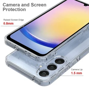 کاور اپیکوی مدل Transparent Clear مناسب برای گوشی موبایل سامسونگ Galaxy S24 FE