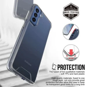 کاور اپیکوی مدل Transparent Clear مناسب برای گوشی موبایل سامسونگ Galaxy S24 FE