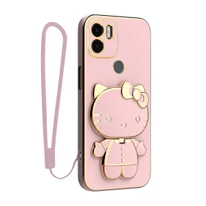 کاور اسپارتان مدل Kitty مناسب برای گوشی موبایل شیائومی Redmi A2 Plus / A1 Plus به همراه بند نگهدارنده