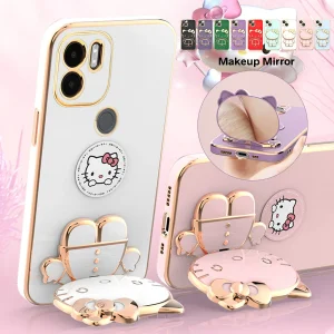 کاور اسپارتان مدل Kitty مناسب برای گوشی موبایل شیائومی Redmi A2 Plus / A1 Plus به همراه بند نگهدارنده