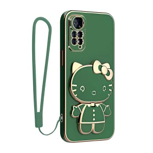 کاور اسپارتان مدل Kitty مناسب برای گوشی موبایل شیائومی Redmi Note 12 Pro 4G / Note 11 Pro به همراه بند نگهدارنده