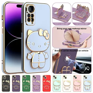 کاور اسپارتان مدل Kitty مناسب برای گوشی موبایل شیائومی Redmi Note 12 Pro 4G / Note 11 Pro به همراه بند نگهدارنده