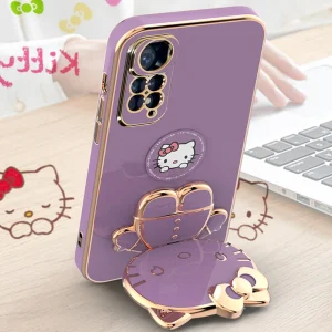 کاور اسپارتان مدل Kitty مناسب برای گوشی موبایل شیائومی Redmi Note 12 Pro 4G / Note 11 Pro به همراه بند نگهدارنده