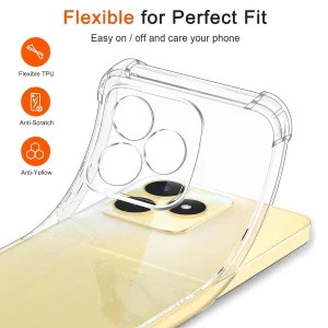 کاور اسپارتان مدل Airbag Strap مناسب برای گوشی موبایل ریلمی Realme C63/ C61 به همراه بندآویز