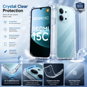 کاور اسپارتان مدل Airbag مناسب برای گوشی موبایل شیائومی Redmi 15C/ Poco C85