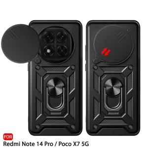 کاور اسپارتان مدل Defender Armor مناسب برای گوشی موبایل شیائومی Redmi Note 14 Pro 4G به همراه بندآویز و پاپ سوکت