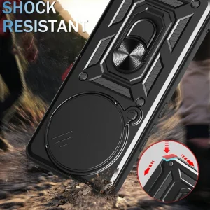 کاور اسپارتان مدل Defender Armor مناسب برای گوشی موبایل شیائومی Redmi Note 14 Pro 5G به همراه بندآویز و پاپ سوکت