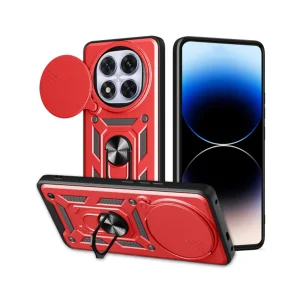 کاور اسپارتان مدل Defender Armor مناسب برای گوشی موبایل شیائومی Redmi Note 14 Pro 5G به همراه بندآویز و پاپ سوکت