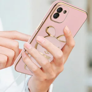 کاور اسپارتان مدل Bunny Strap مناسب برای گوشی موبایل سامسونگ Galaxy A03 به همراه بند