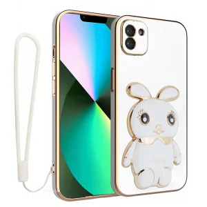 کاور اسپارتان مدل Bunny Strap مناسب برای گوشی موبایل سامسونگ Galaxy A03 به همراه بند