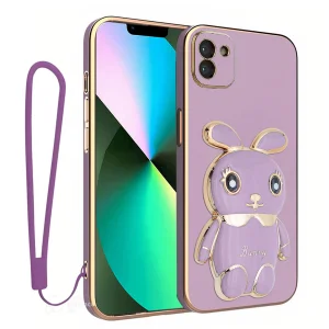 کاور اسپارتان مدل Bunny Strap مناسب برای گوشی موبایل سامسونگ Galaxy A03 به همراه بند