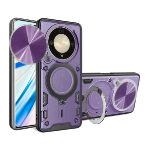 کاور اسپارتان مدل Magnet Ring Strap مناسب برای گوشی موبایل آنر X9a / Magic 5 Lite به همراه بند آویز