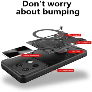 کاور اسپارتان مدل Magnet Ring مناسب برای گوشی موبایل شیائومی Redmi Note 13 Pro 5G/ Poco X6