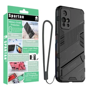 کاور اسپارتان مدل Bibercas Strap مناسب برای گوشی موبایل شیائومی  Redmi Note 11 pro 4G به همراه بندآویز