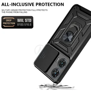 کاور اسپارتان مدل Defender Armor Strap مناسب برای گوشی موبایل موتورولا Moto Edge 50 Fusion به همراه بند