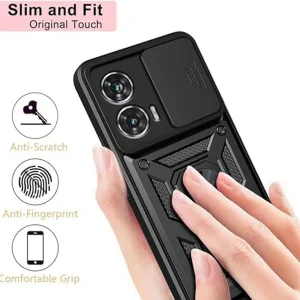 کاور اسپارتان مدل Defender Armor Strap مناسب برای گوشی موبایل موتورولا Moto Edge 50 Fusion به همراه بند