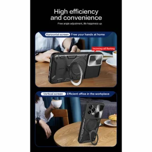 کاور اسپارتان مدل Magnet Ring Strap مناسب برای گوشی موبایل آنر 200 Lite به همراه بند آویز