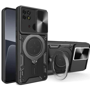 کاور اسپارتان مدل Magnet Ring Strap مناسب برای گوشی موبایل شیائومی Redmi 10C / Poco C65 به همراه بند آویز
