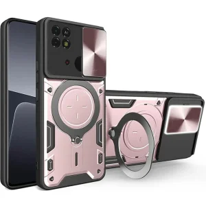 کاور اسپارتان مدل Magnet Ring Strap مناسب برای گوشی موبایل شیائومی Redmi 10C / Poco C65 به همراه بند آویز