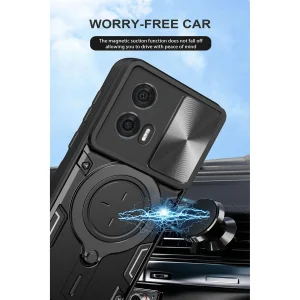 کاور اسپارتان مدل Magnet Ring Strap مناسب برای گوشی موبایل موتورولا Moto G85 به همراه بند آویز