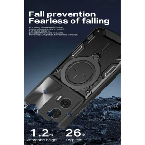 کاور اسپارتان مدل Magnet Ring Strap مناسب برای گوشی موبایل موتورولا Moto G85 به همراه بند آویز