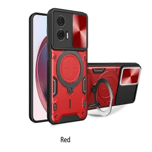 کاور اسپارتان مدل Magnet Ring Strap مناسب برای گوشی موبایل موتورولا Moto G85 به همراه بند آویز