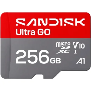 کارت حافظه microSD سن دیسک مدل Ultra GO کلاس A1 استاندارد UHS-I U1 سرعت 190 مگابایت بر ثانیه ظرفیت 256 گیگابایت