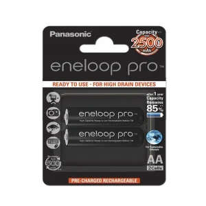 باتری قلمی قابل شارژ پاناسونیک مدل Eneloop Pro بسته 12 عددی