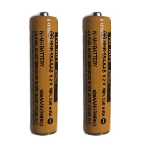 باتری نیم قلمی قابل شارژ پاناسونیک مدل (Ni-MH/HHR-55AAAB(HRMR03 بسته چهار عددی