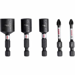 رابط سری پیچ گوشتی بوش مدل Impact Control بسته 5 عددی