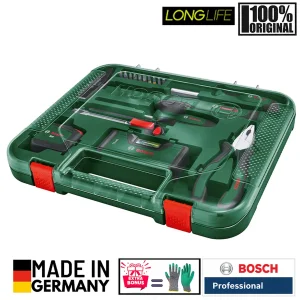 مجموعه 17 عددی ابزار دستی بوش مدل فوق حرفه ای کد HARD BOX PRO 17