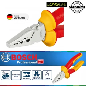 انبر پرس سرسیم بوش مدل Crimping Professional1000V سایز 180 میلی متر