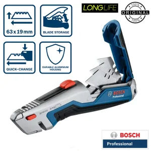 کاتر چاقویی بوش مدل Uni Cutter 3 Blade