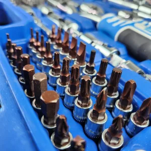 مجموعه 218 عددی آچار بکس و جغجغه باس کد ghr218