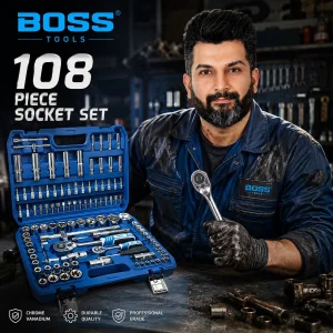 آچار بکس باس مدل BS-108PCS مجموعه 108 عددی