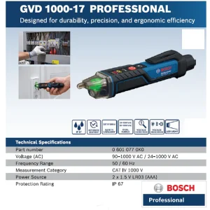 فازمتر غیر تماسی بوش مدل فوق حرفه ای GDV 1000-17