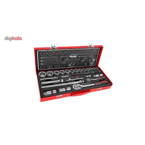 جعبه بکس 38 پارچه رونیکس مدل RH-2638 سایز 1/2 -1/4 اینچ