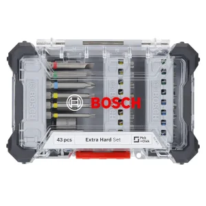 سری پیچ گوشتی بوش مدل فشار قوی کد BOX 43 IMPACT CONTROL مجموعه 43 عددی