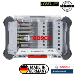 سری پیچ گوشتی بوش مدل فشار قوی کد BOX 43 IMPACT CONTROL مجموعه 43 عددی
