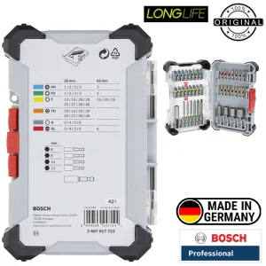 سری پیچ گوشتی بوش مدل فشار قوی کد BOX 43 IMPACT CONTROL مجموعه 43 عددی
