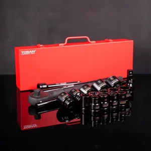 آچار بکس فشار قوی توسن مدل T3435-19IBI درایو 3/4 اینچ مجموعه 19 عددی