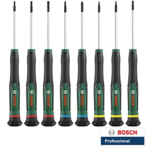 پیچ گوشتی الکترونیکی بوش مدل SET BIT Electronic 8 1600A02Z9M مجموعه 8 عددی