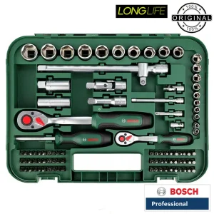 آچار و سری پیچ گوشتی بوش مدل  BOX BIT 132 Professional مجموعه 132 عددی