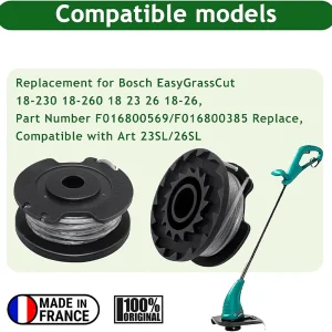 قرقره نخ علف زن بوش مدل فوق حرفه ای کد Pro Grass-Easy Cut 26